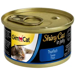 GimCat ShinyCat en gelatina 6 x 70 g - Atún