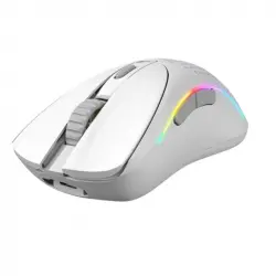 Glorious Model D 2 Wireless Ratón Gaming Inalámbrico 2.4GHz / Bluetooth 26000 DPI Blanco