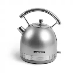 Schneider SCKE17S Hervidor de Agua 1.7L 2200W Plateado