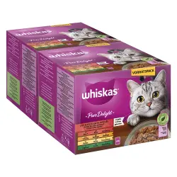 Whiskas Pure Delight 48 x 85 g Pack Mixtos en bolsitas - Ragout clásico en gelatina