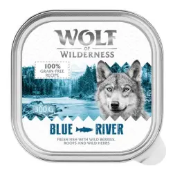 Wolf of Wilderness Adult - Monoproteico 6 / 24 x 300 g bol - 24 x 300 g: Blue River - Pescado