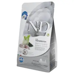 2Kg Farmina ND White pienso para perros minis de Lubina y Spirulina
