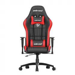 Andaseat Jungle Series M Silla Gaming Negro/Rojo