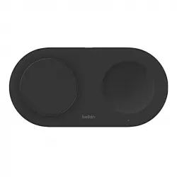 Belkin BoostCharge Pro Estación Magnética de Carga Inalámbrica 2 en 1 con Tecnología Qi2 15W Negra