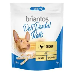 Briantos Deli Rolls Dental aprox. 12,7 cm ⌀ 1,7 cm para perros - 190 g