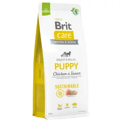 Brit Care Sustainable Puppy con pollo e insectos - 12 kg