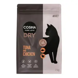 Cosma Air-Dried pavo y pollo pienso para gatos - 2 kg