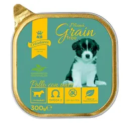 Criadores Puppy Menú Grain Free Pollo y Pavo tarrina para perros