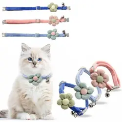 IntiMeg Juego de 3 collares para gatos - 3 piezas