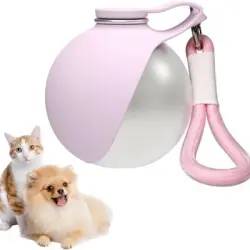 MCBOSON Botella de agua portátil para perros - Rosa