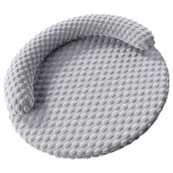 MCBOSON Cama de verano apta para gatos y perros, 45 x 60 cm, azul - Gris
