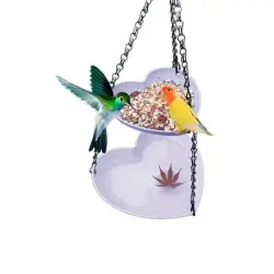 MCBOSON Comedero y bebedero multicapa para colibríes de exterior invierno - 1 artículo
