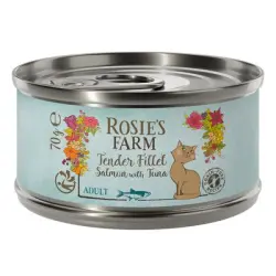 Rosie's Farm Tender Filet 12 x 70 g - Salmón con atún