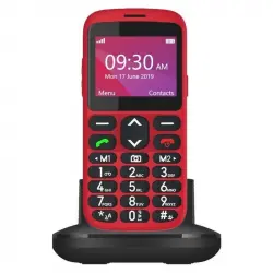Telefunken S520 Teléfono para Personas Mayores Rojo