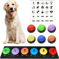 UAMLY Botón de comunicación con la mascota - 6 piezas