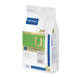 Virbac U1 Veterinary HPM Urology Struvite Dissolution para gatos - 3 kg