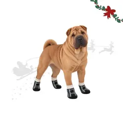 Wonder Christmas Calcetines Navideños para perros 10 x 4 x 0.5 cm