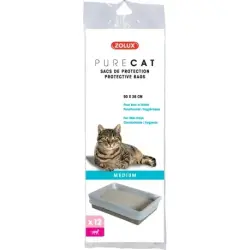 Zolux Purecat Bolsas para Bandeja Higiénica de Gato, 50x38 cm