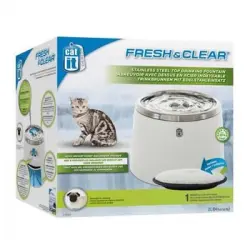 Bebedero fuente inoxidable Catit Fresh & Clear