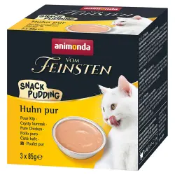 Animonda Vom Feinsten Snack cremoso para gatos - 3 x 85 g pollo