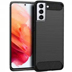 Cool Funda Carbón Negro para Samsung Galaxy S21
