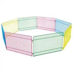 Corral Para Animales Pequeños Multicolor 84,5x23 Cm Flamingo