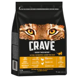 Crave Adult con pavo y pollo para gatos - 2,8 kg