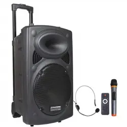 Dynasonic Dynapro 12 Altavoz Bluetooth con Karaoke y Micrófonos