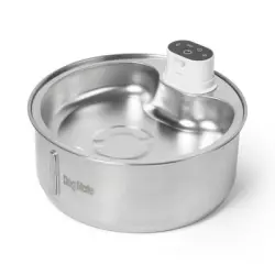 Fuente bebedero Dog Mate Wireless de acero inoxidable - 8 l