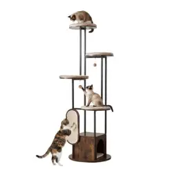 GIANTEX Árbol Moderno para Gatos 183 cm - 1 Árbol