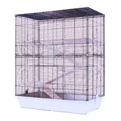 Jaula Skyline Loco Sombrero Tower para roedores - Loco Sombrero 100: 100 x 53,5 x 118 (L x An x Al)