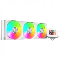 Mars Gaming ML-VISION360 Refrigeración Líquida AiO TDP 600W 3 Ventiladores ARGB Pantalla LCD Blanco