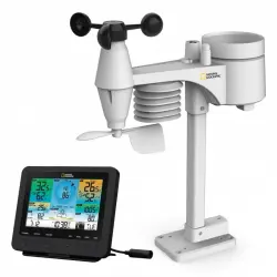 National Geographic Centro Meteorológico WiFi con Sensor Profesional 7 en 1