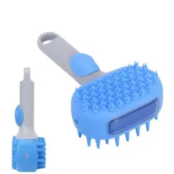 Pawffee Cepillo de vapor para mascotas: limpieza y masaje suaves. - 1 pieza