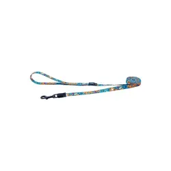 Rogz Correa Graffiti Azules para perros - 120 cm x 25 mm