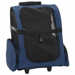 vidaXL Carro Plegable para Mascotas Multiusos Transportín Jaula de Gatos Perros - 48 x 32 x 57 cm
