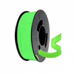 Winkle Bobina Filamento PLA HD 1Kg 1.75mm Verde Fluorescente