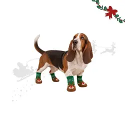 Wonder Christmas Calcetines Reno para perros 10 x 4 x 0.5 cm