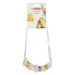 Zolux Puente de Madera Colgante con Cadena para pájaros