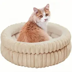 ZooVenture Cesta lavable para gatos y perros - Ropa blanca)