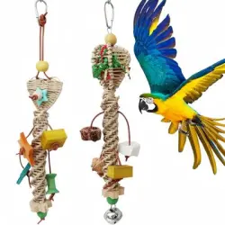 ZooVenture  de cesta de algas marinas de colores para pájaros - 2 piezas