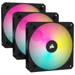 Corsair iCUE AR120 Digital RGB Triple Pack Ventiladores 120mm Negros
