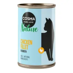 Cosma Nature 6 x 140 g - Filete de pollo