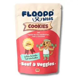 Floopp Bites Galletas Naturales para Perros | Beef & Veggies | 95 g - 95