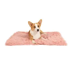 IntiMeg Manta suave y afelpada para perros - Rosa