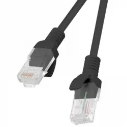 Lanberg Cable de Red RJ45 UTP Cat.6 25cm Negro