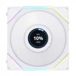 Lian-Li UNI FAN TL LCD 120 RGB Reverse Ventilador Suplementario con Pantalla 120mm Blanco