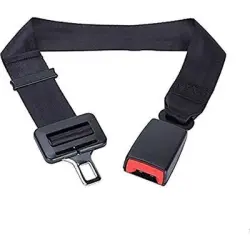 Pawffee Extensor de cinturón de seguridad 80cm negro, clip para hombro - 1 pieza