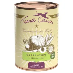 Terra Canis Gartentopf Mix con verdura y fruta - 6 x 400 g