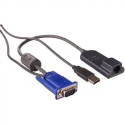 Vertiv Avocent MPUIQ-VMCHS Adaptador VGA a USB 2.0 35cm Negro/Azul